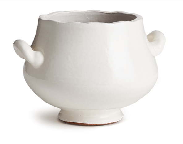 10.75 x 9.25 x 7 Wellon Footed Cachet Pot Small