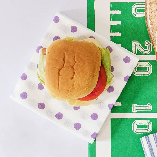 Purple Dot Cocktail Napkins, Pack/20