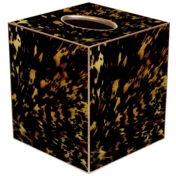 Tissue Box Cover in Tortoise Shell