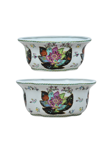 SM Tobacco Leaf Oval Planter 12"