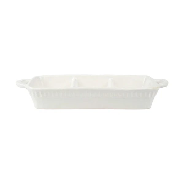 Pietra Serena WhiteThree-Part Server Length: 16"