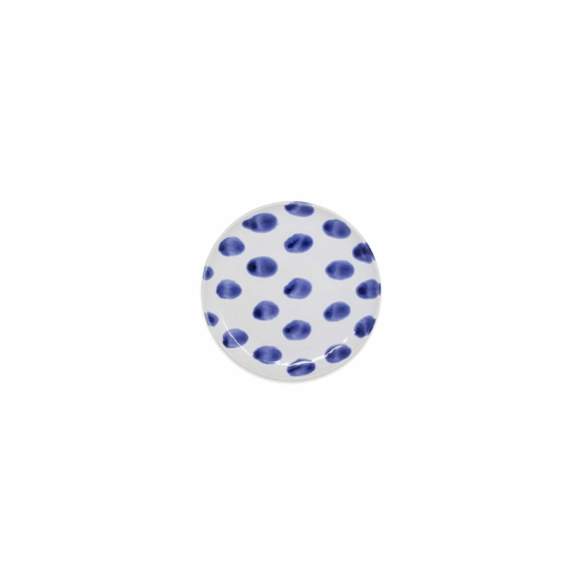 Vietri Santorini Dot Cocktail Plate