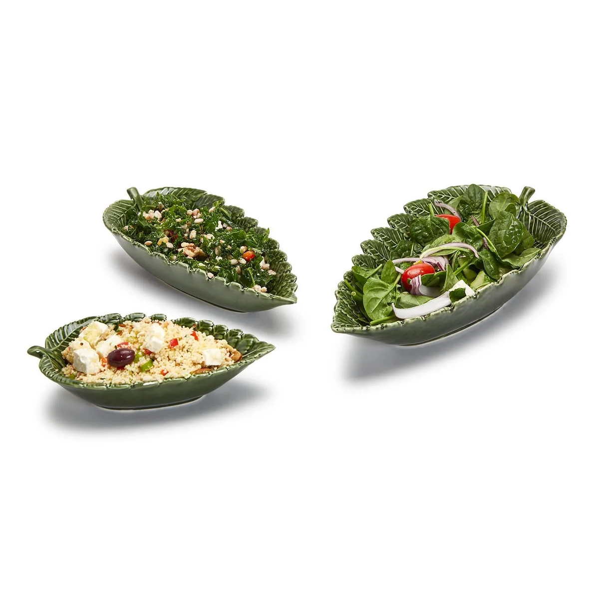 Green Fern Plate 13 In