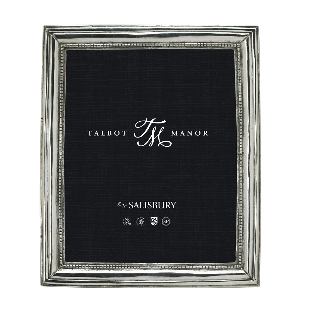 Pewter 8x10 Beaded Frame