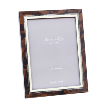 Miki Marquetry Mahogany & White Wood 5x7