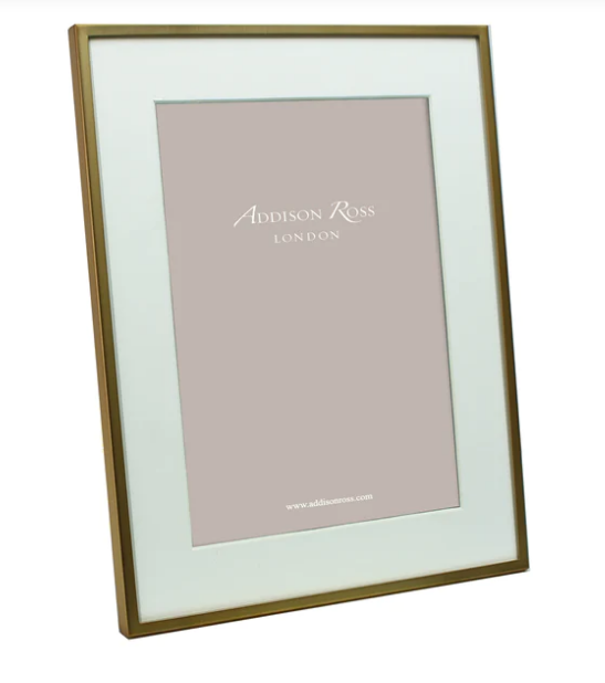 4x6 Matte Gold w/ Mount Frame