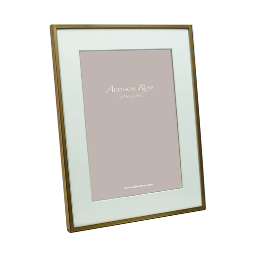 8x10 Matte Gold w/ Mount Frame