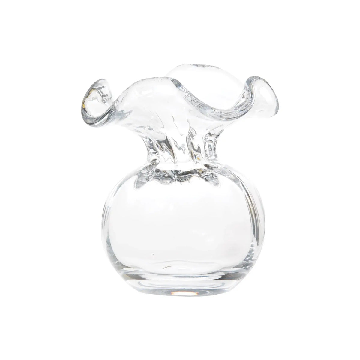 Vietri Hibiscus Glass Tortoiseshell Small Vase
