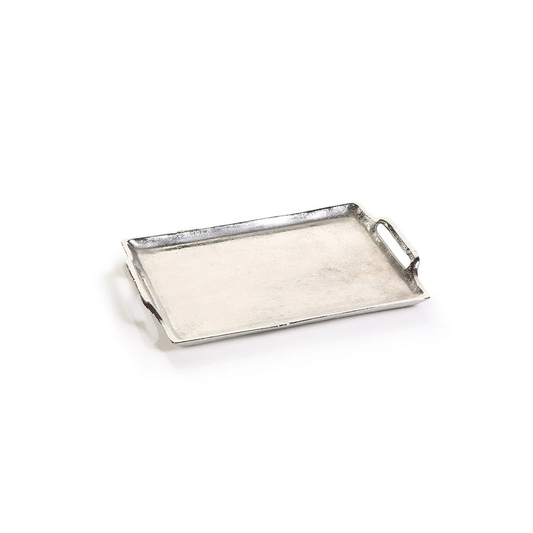 Barbuda Aluminum Tray with Handles -12 Inches x 8.5 Inches