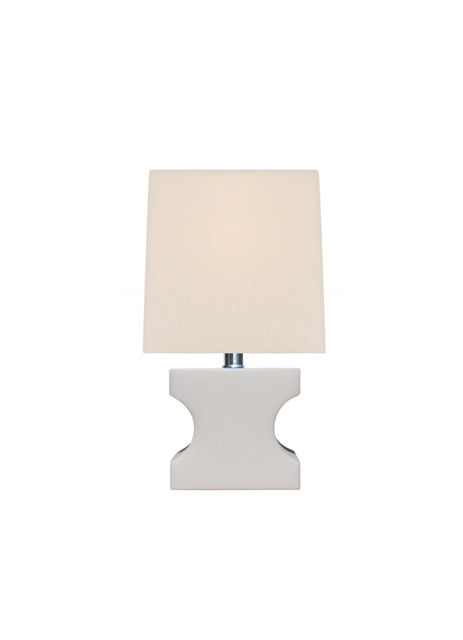 White Jade Mini Powder Room Lamp