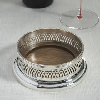 Silver Plated Wine Coaster