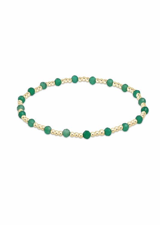 enewton Extends Gemstone Gold Sincerity Pattern 2mm Bead Bracelet Faceted Hematite