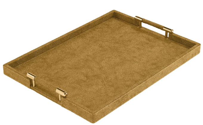Stingray Vinyl Gold Tray - 13 x18