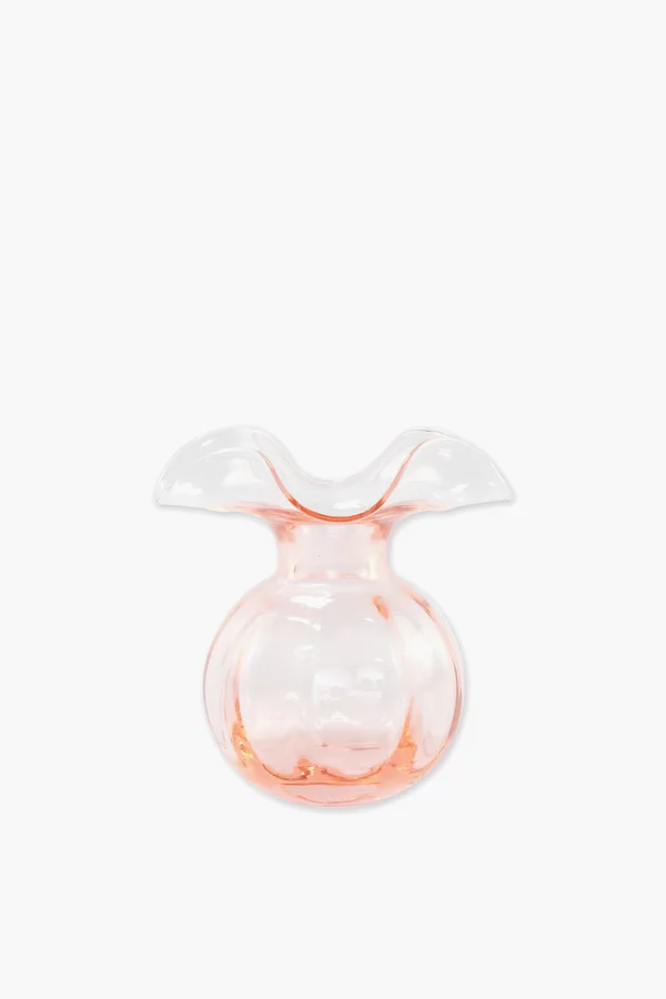 Vietri Hibiscus Pink Bud Vase