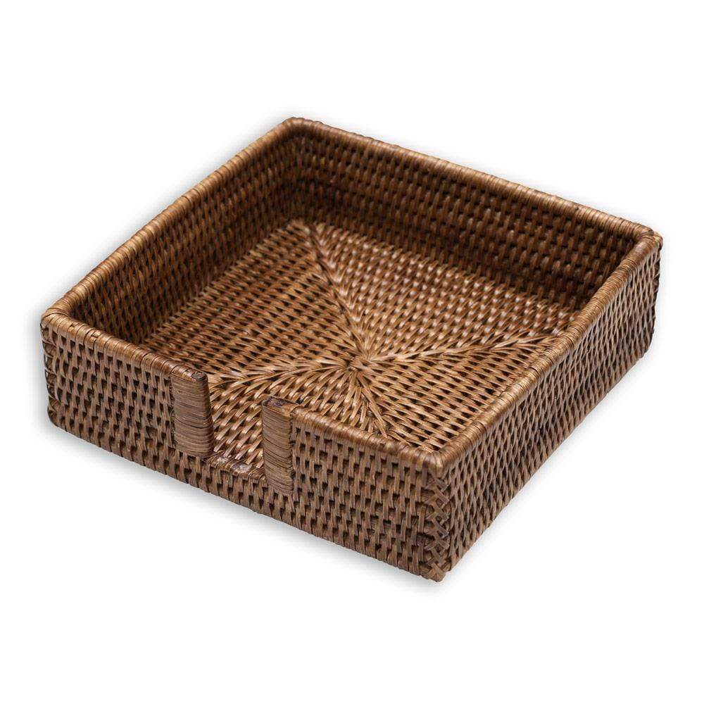 Rattan Luncheon Napkin Holder, Natural