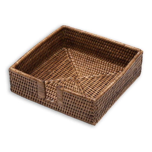 Rattan Luncheon Napkin Holder, Natural