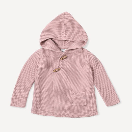 Milan Hooded Sweater with Buttons 12-18 Months, Organic Cotton. Sweater Shown in 12 to 18 months. Call for available Sizes, 303-744-7464