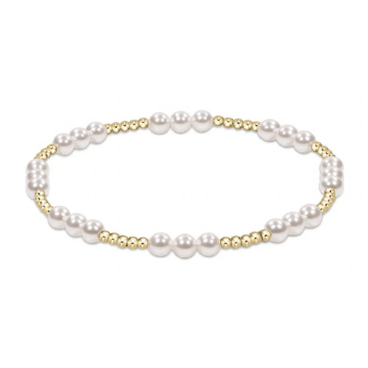 enewton Classic Joy Bead Bracelet 4mm Pearl