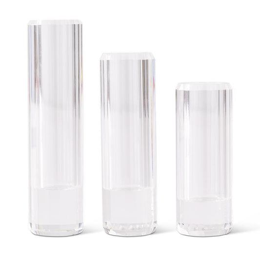 Prism Cut Crystal Bud Vase, Small