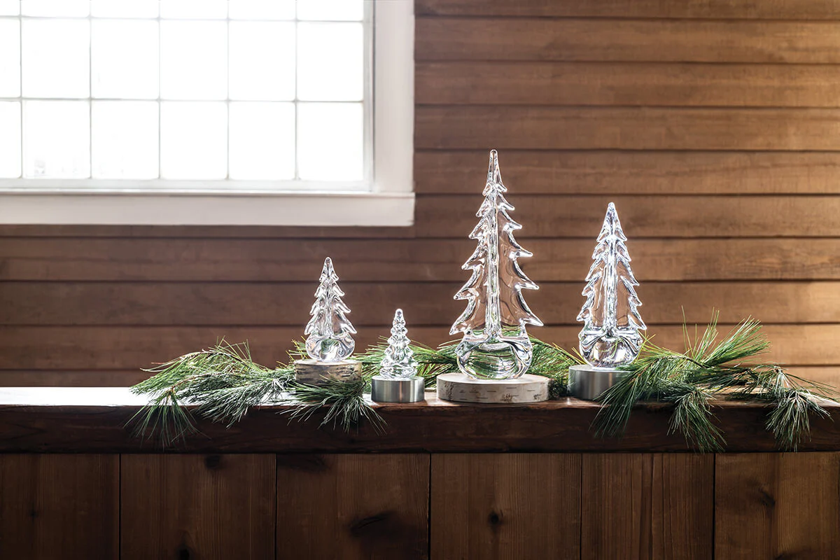 Simon Pearce Vermont Evergreen Tree 4"