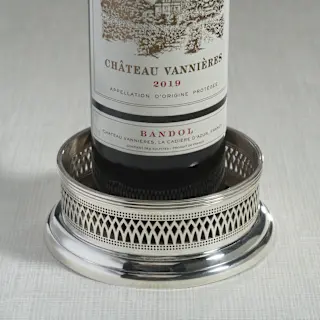 Silver Plated Wine Coaster