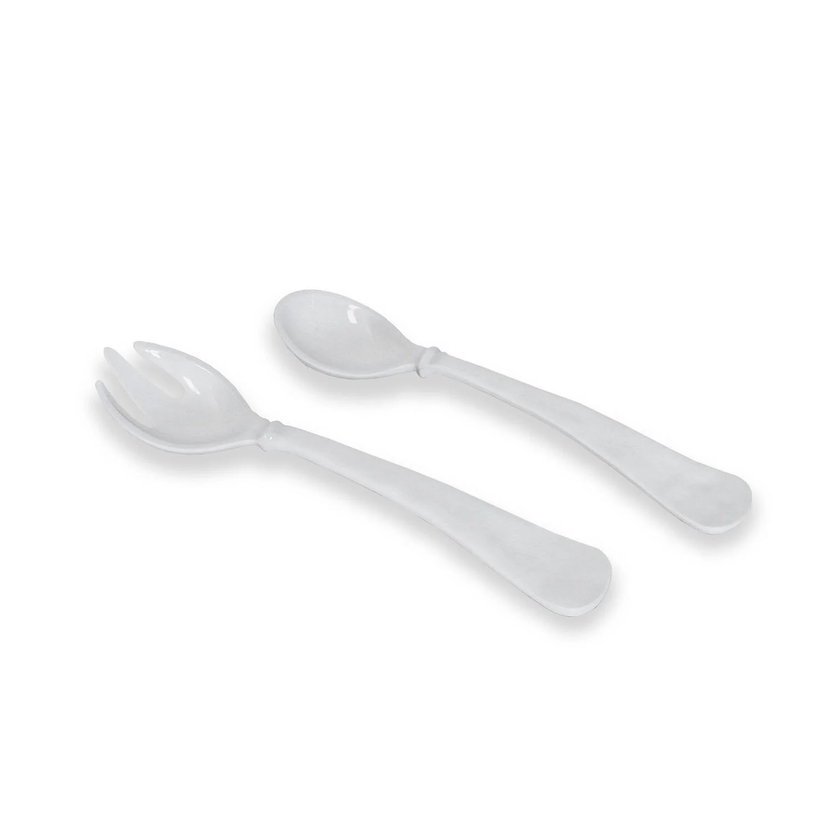 VIDA Havava Set of Salad Servers White