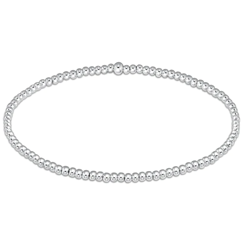 enewton Classic Sterling Silver 2mm Bead Bracelet