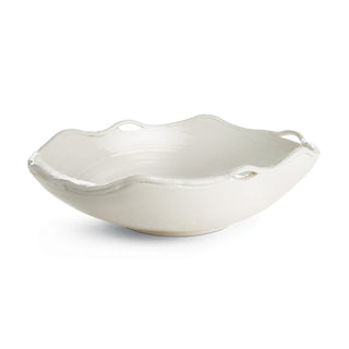 Serafina Ceramic Tray White 22 x 16 x 6