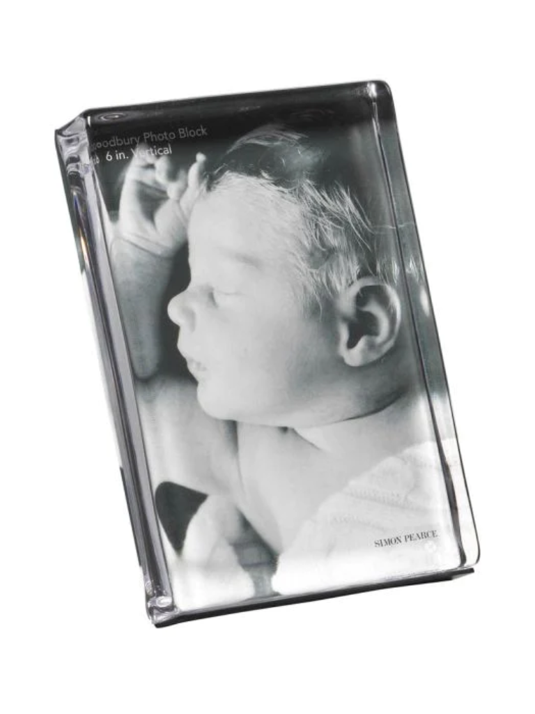 Simon Pearce Woodbury Photo Block 4x6 Vertical
