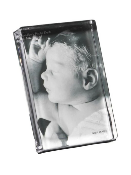 Simon Pearce Woodbury Photo Block 4x6 Vertical
